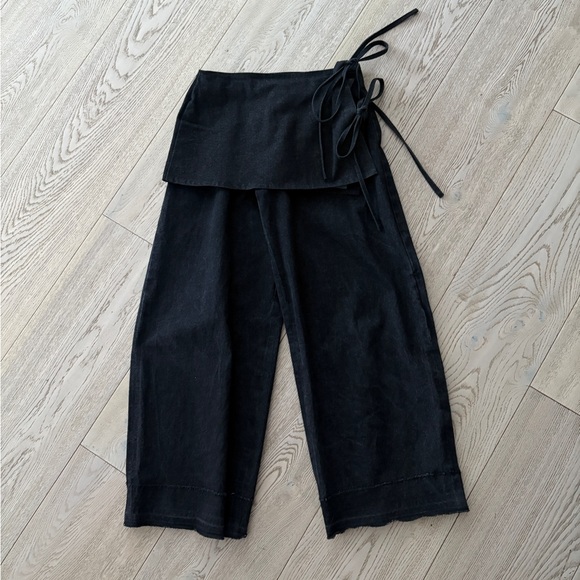 kairo atelier Denim - Kairo Atelier Side tie jeans set